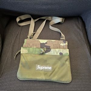 Supreme Side Bag - Woodland Camo FW21